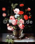 Rosen und Nelken in einer Vase 250g/m²,Fotopapier-Satin, seidenmatt