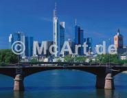 Skyline, Frankfurt am Main 250g/m²,Fotopapier-Satin, seidenmatt