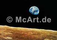 Apollo 8 Earth view 250g/m²,Fotopapier-Satin, seidenmatt
