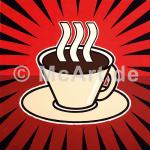 Drink more Coffee 250g/m²,Fotopapier-Satin, seidenmatt