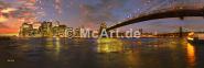 New York City at sunset 390g/m²,Künstlerleinwand, matt mit Firnis, naturweiß