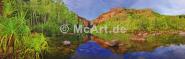 Jim Jim Falls 390g/m²,Künstlerleinwand, matt mit Firnis, naturweiß