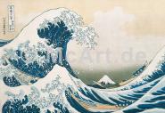 Die grosse Welle von Kanagawa 250g/m²,Fotopapier-Satin, seidenmatt