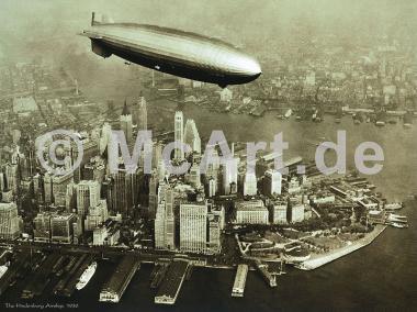 The Hindenburg Airship, 1936 