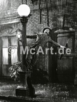 Gene Kelly singing in the Rain 