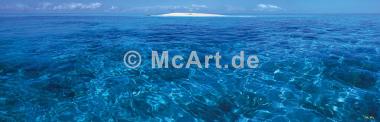 Great Barrier Reef II 390g/m²,Künstlerleinwand, matt mit Firnis, naturweiß
