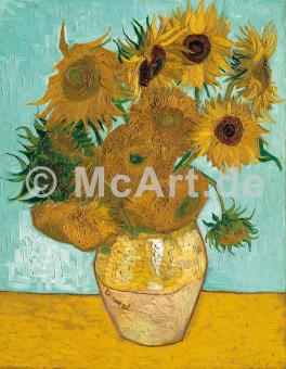Vase mit Sonnenblumen 